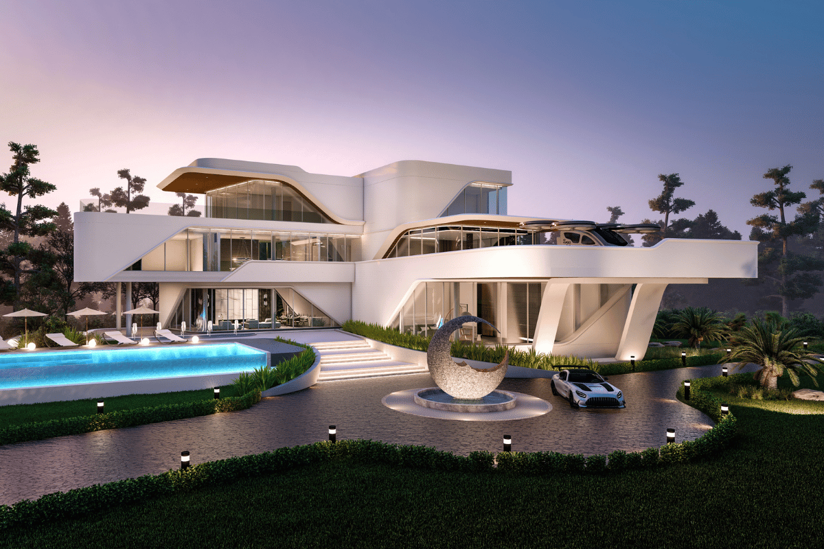 แบบบ้าน Modern Luxury House 6 แบบบ้าน Modern Luxury House 6